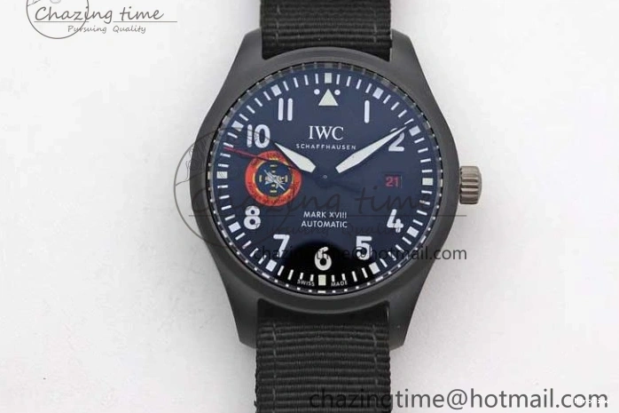 MIROTIME 0403 Mark XVIII ‘TOPGUN SFTI’ Ceramic M+F Best Edition Black Dial on Black Nylon Strap A MultiPurpose 7047